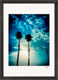 Bubbles and Sky Sticks Framed print A3 (29.7 x 42 cm) Black frame 37