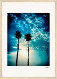 Bubbles and Sky Sticks Framed print A3 (29.7 x 42 cm) Wood frame 30