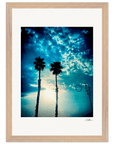 Bubbles and Sky Sticks Framed print A3 (29.7 x 42 cm) Wood frame 26