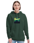 Calm - "Emerald Storms" Hoodie Bottle Green XS 33
