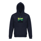 Calm - "Emerald Storms" Hoodie French Navy XS 1