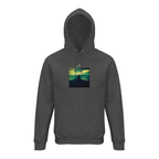 Calm - "Emerald Storms" Hoodie Grey Melange XS 1