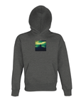 Calm - "Emerald Storms" Hoodie Grey Melange XS 9