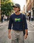 Calm - "Emerald Storms" Long sleeve French Navy XS 1