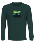 Calm - "Emerald Storms" Long sleeve green empire XS 12