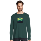 Calm - "Emerald Storms" Long sleeve green empire XS 3