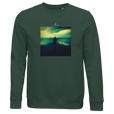 Calm - "Emerald Storms" Sweatshirt Bottle Green 1