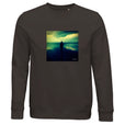 Calm - "Emerald Storms" Sweatshirt deep charcoal grey 1