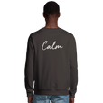 Calm - "Emerald Storms" Sweatshirt deep charcoal grey 4