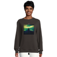 Calm - "Emerald Storms" Sweatshirt deep charcoal grey 5