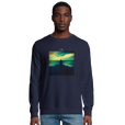 Calm - "Emerald Storms" Sweatshirt French Navy 3