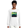 Calm - "Emerald Storms" Sweatshirt White 5