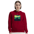 Calm - "Emerald Storms" Hoodie Burgundy 5