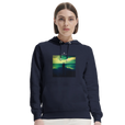 Calm - "Emerald Storms" Hoodie French Navy 5
