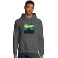 Calm - "Emerald Storms" Hoodie Grey Melange 3