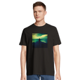 Calm - "Emerald Storms" T-shirt Deep Black 4