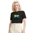 Calm - "Emerald Storms" T-shirt Deep Black 6