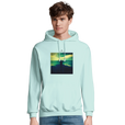 Calm - "Emerald Storms" Hoodie arctic blue 3