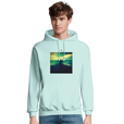 Calm - "Emerald Storms" Hoodie arctic blue 3