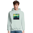 Calm - "Emerald Storms" Hoodie creamy green 3