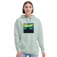 Calm - "Emerald Storms" Hoodie creamy green 5