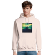 Calm - "Emerald Storms" Hoodie creamy pink 3
