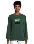 Calm - "Emerald Storms" Sweatshirt Bottle Green XS 8