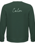 Calm - "Emerald Storms" Sweatshirt Bottle Green XS 2