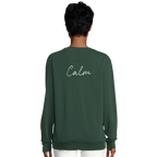 Calm - "Emerald Storms" Sweatshirt Bottle Green XS 6