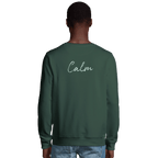 Calm - "Emerald Storms" Sweatshirt Bottle Green XS 4