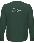 Calm - "Emerald Storms" Sweatshirt Bottle Green XS 5