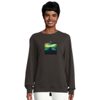 Calm - "Emerald Storms" Sweatshirt deep charcoal grey XS 5