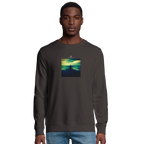 Calm - "Emerald Storms" Sweatshirt deep charcoal grey XS 3