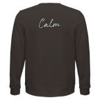 Calm - "Emerald Storms" Sweatshirt deep charcoal grey XS 2