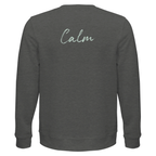 Calm - "Emerald Storms" Sweatshirt Grey Melange XS 2