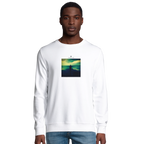 Calm - "Emerald Storms" Sweatshirt White XS 3
