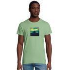 Calm - "Emerald Storms" T-shirt apple green XS 4