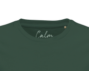 Calm - "Emerald Storms" T-shirt Bottle Green XS 2