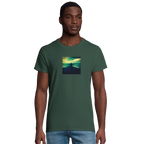 Calm - "Emerald Storms" T-shirt Bottle Green XS 4
