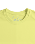 Calm - "Emerald Storms" T-shirt Light Yellow XS 11