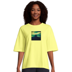 Calm - "Emerald Storms" T-shirt Light Yellow XS 4