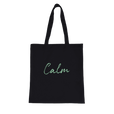 Calm - "Emerald Storms" Tote Bag Black 2