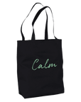 Calm - "Emerald Storms" Tote Bag Black 3