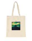Calm - "Emerald Storms" Tote Bag Natural 5