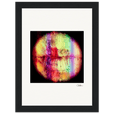 Chromatic Kiss Framed print 13x18 cm / 5x7″ Black frame 62