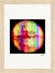 Chromatic Kiss Framed print 13x18 cm / 5x7″ Wood frame 29