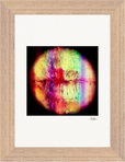Chromatic Kiss Framed print 13x18 cm / 5x7″ Wood frame 20