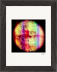 Chromatic Kiss Framed print 15x20 cm / 6x8″ Black frame 45