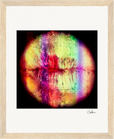 Chromatic Kiss Framed print 20x25 cm / 8x10″ Wood frame 34
