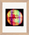 Chromatic Kiss Framed print 20x25 cm / 8x10″ Wood frame 33